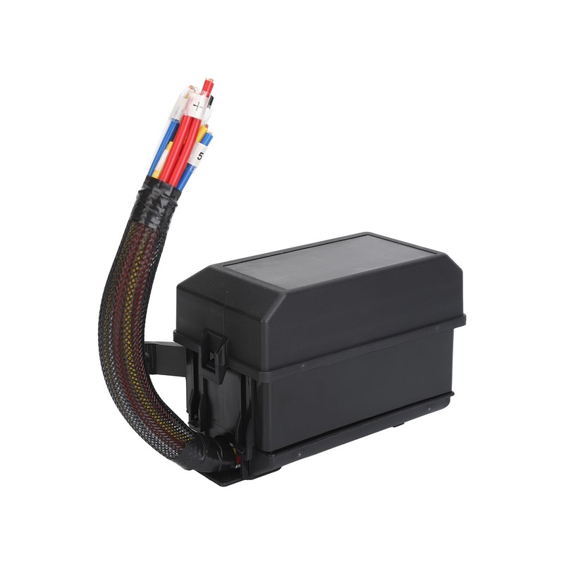 12V Fuse and Relay Box Kit 6Pcs 4 Pin Relays