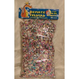 DIVERTI FIESTA 2X Confetti Paper Multicolor Mexican 14 oz Each Bag,Party Supplies, All Ocasions