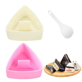 Sushi Mold，Triangle Rice Ball Making Kit，Maker Sushi Mold for Kid Lunch Bento, Home DIY