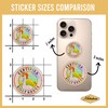 MOKOBOIZ (3pcs) Certified Silly Goose Holographic Stickers, Goose Glitter Stickers,