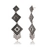 Amaz Craft Women's Traditional Stud OXidised Silver Earrings Dangle for