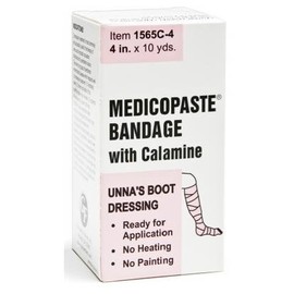 Graham-Field 1565C-4 Grafco Medicopaste Bandage with Calamine, 4" Width, 10 yd Length, Pack of 12
