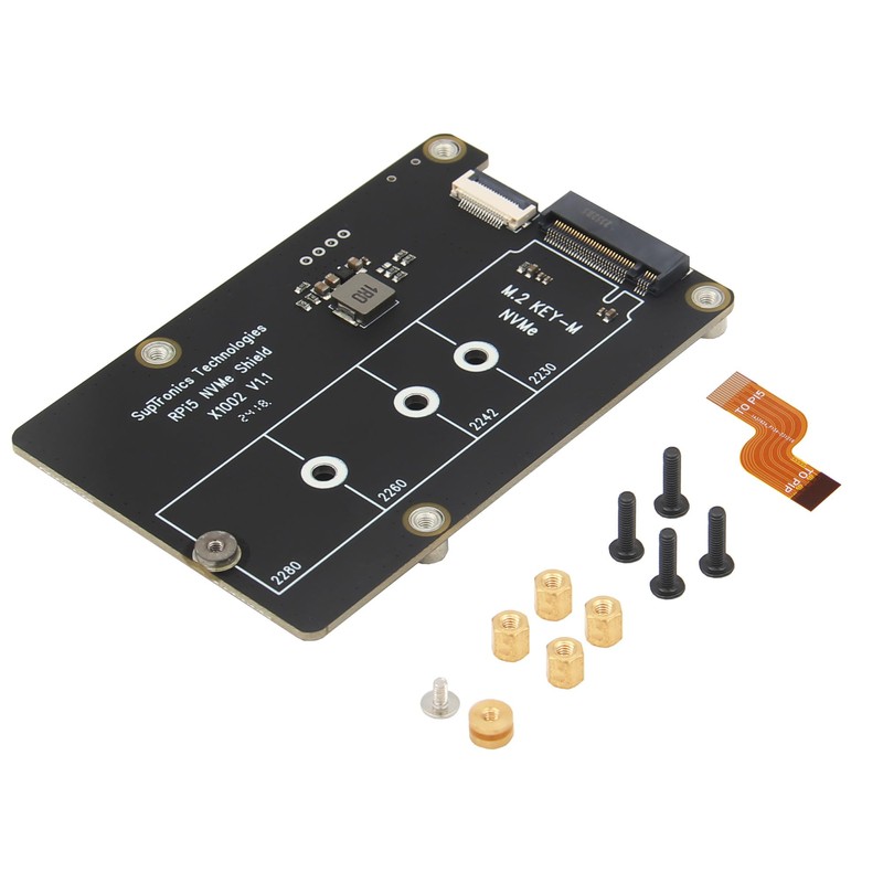Geekworm X1002 PCIe to M.2 HAT NVMe SSD PIP PCIe