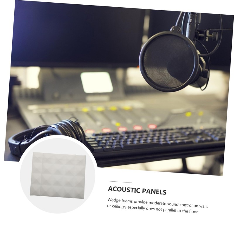 CORHAD Soundproofing Foam White Soundproofing Panels 5cm Sound Absorbing Cotton