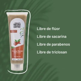 Crema Dental Natural Sabor Canela Libre De Fluor Pack De 3