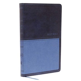 KJV, Value Thinline Bible, Leathersoft, Blue, Red Letter, Comfort Print: Holy Bible, King James Version