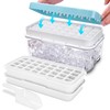 Ice Cube Tray, Food-Grade Ice Cube Tray with Lid and