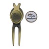 Mobile Pro Shop Divot Repair Tool with Double-Sided Removable Magnetic