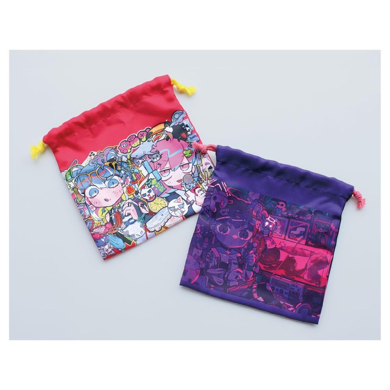 Tees Factory Terada TD-5530392CH Flat Drawstring Chroma Approx. 7.9 x