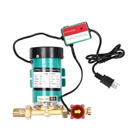 DYNAMI 120 Water Pressure Booster Pump 1 inch Outlet,21.7PSI 396GPH Household Automatic Home Booster Pump with Water Flow Switch,Low Noise,Simple Installation