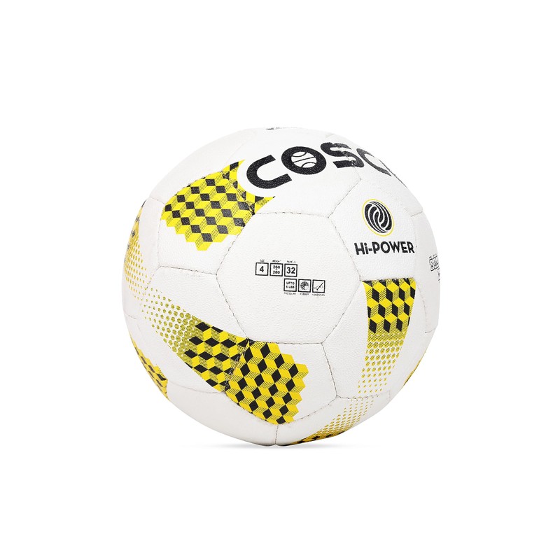 Cosco Hi-Power Volleyball, Size 4, White/Yellow