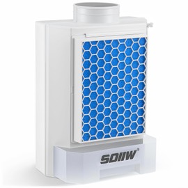 Soiiw 3-in-1 Indoor Dryer Vent, Stainless Steel Screen Filter, Polyester Filter, Lint Catcher with 4 Polyster Filters and Vent Hose for Electric Clothes Dryers