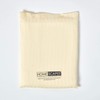 Homescapes Damask Fitted Sheet 180 x 200 cm Vanilla with
