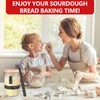 Sourdough Starter Kit, Sourdough Starter Jar Glass Wide Mouth, Sourdough