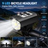 9 LED Bicycle Headlight & Rear Taillight Set – USB