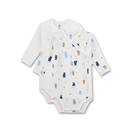 Sanetta Baby Boys' 324451 Wrap Body Double Pack, White Pebble, 50