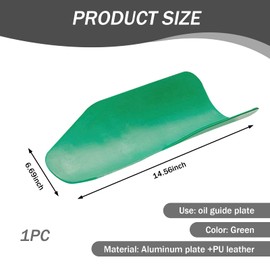 icykale 1 PC Flexible Draining Oil Funnel, Foldable Reusable Spill-Free Oil Funnel, 14.56" x 6.69" Draining Funnel Tool, Univeresal for Most Cars, Trucks, Motorcycles, Mower (Green)