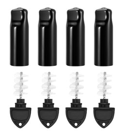 Beer Faucet Cap Keg Tap Brush, 4Pcs Beer Tap Plugs & 4Pcs Kegerator Tap Cover for Most Standard American Beer Faucets
