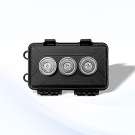 3 magnet key box car key chain magnetic hidden key suitable for cars, SUV, trucks, durable and waterproof