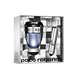 Paco Rabanne Invictus for Men 2 Piece Gift Set (3.4 Ounce Eau de Toilette Spray + 10ml Travel Spray)
