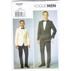 Vogue Patterns V9097MXX Men's Jacket and Pants Sewing Template, Size