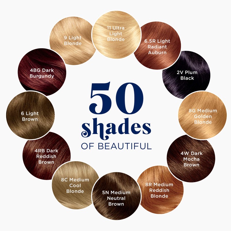 Clairol Nice'n Easy Permanent Hair Dye, 4 Dark Brown Hair