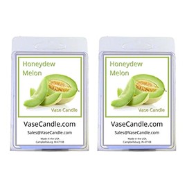Honeydew Melon Vase Candle - Fresh cucumber carefully mixed with sweet juicy melon to create a delightful honeydew aroma. (Wax Melts)