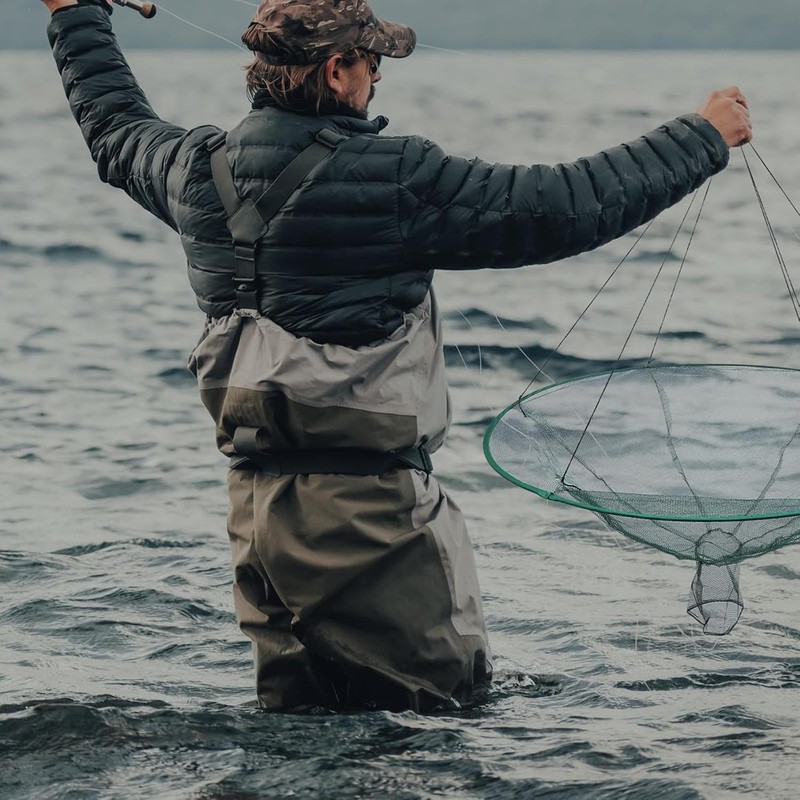 DOITOOL Red de Pesca de Cangrejos para Pesca Plegable Portátil