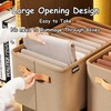 Taoluwin Wardrobe Clothes Organizer, Large Capacity Closet Storage Baskets with