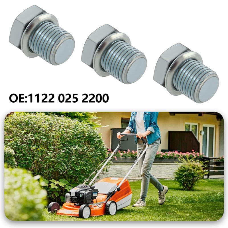 Briny River 4PCS M10 Chainsaw Decompression Valve Blanking Plug 11220252200
