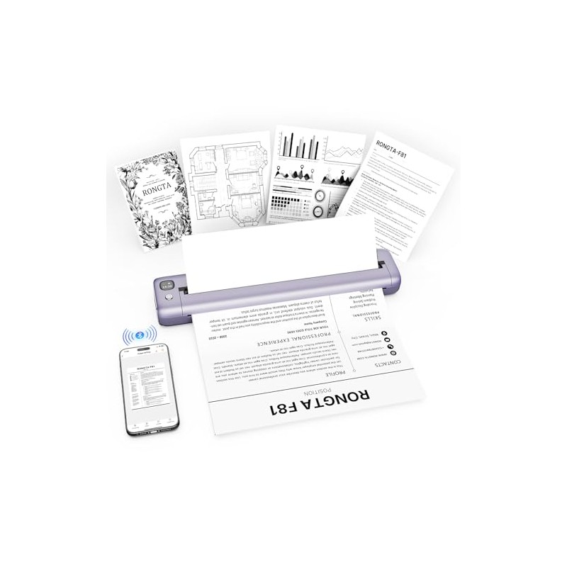 Rongta Wireless Portable Thermal Printer for Travel and Home