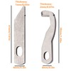 2 cuchillas Brother Serger para Brother 1034D para cuchillo superior