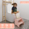 AMBIRD Wooden Step Stool, Two Step Stools Toddler 300 lbs