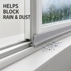 3-Piece TPU Sliding Window Seal Strip Set for Wind, Dust