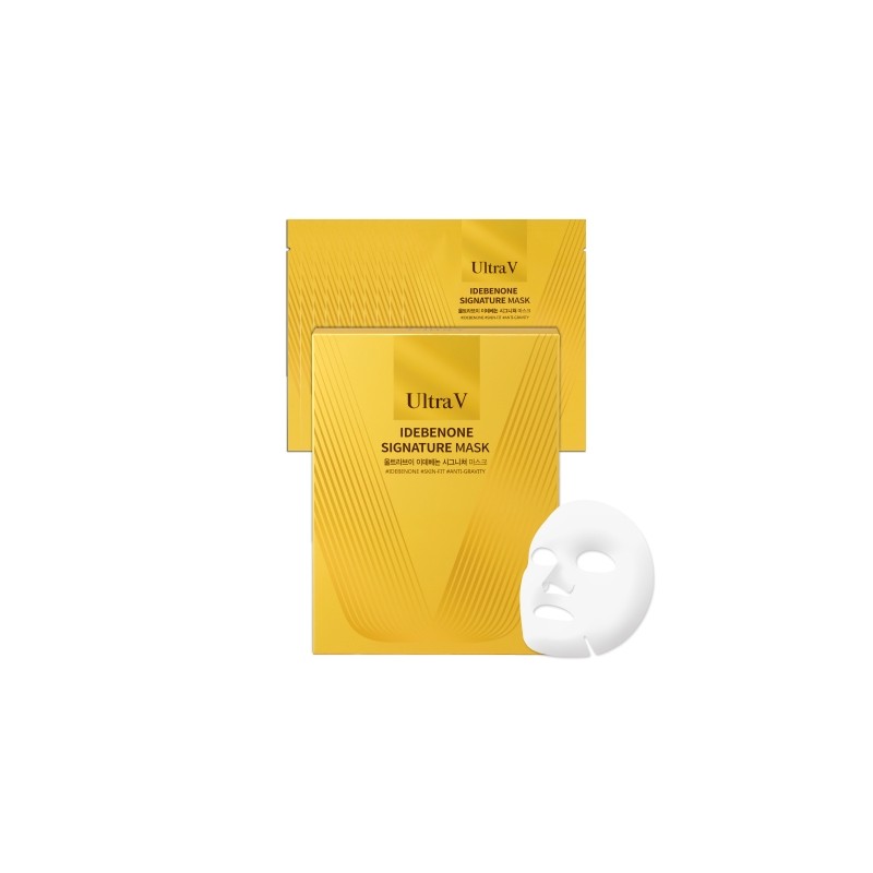 울트라브이 이데베논 시그니쳐 마스크 1BOX_10장 Idebenone Signature Mask 1 Box_10