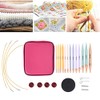 Circular Knitting Needle Kit, 13 Piece Aluminum Crochet Hooks Set,
