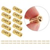 HOJLKLD 6Pcs 8 mm Hidden Brass Barrel Hinges, 180 Degree