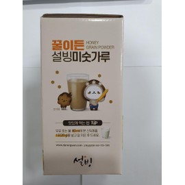 KAYFOOD Korean Garden Daily Sulbing Honey Grain Powdered Tea Healthy Tea, Nutritious Breakfast Substitute Tea, Nutritious Grain Variety (Pack of 1)