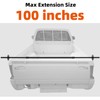 Zhangmengge Wolfwo Dump Trailer Tarp Retention Bar, 100” Extension Tarp