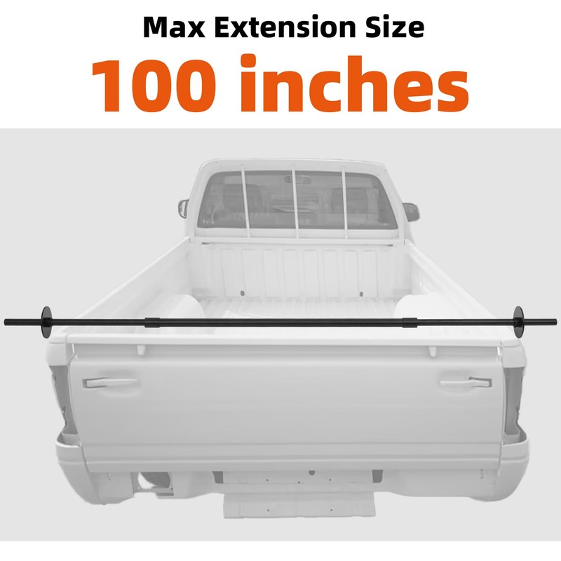 Zhangmengge Wolfwo Dump Trailer Tarp Retention Bar, 100” Extension Tarp