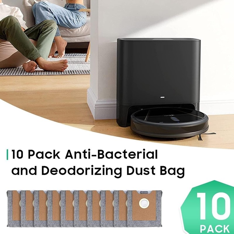 [10PK] iDeer Life Dust Bags Compatible with Eufy Clean G35+,