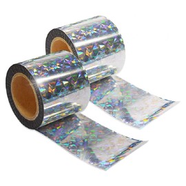 ASPECTEK Bird Repellent Reflective Scare Tape,Wide-width 5cm x 60m Pest Control Dual-Sided Deterrent Tape for Pigeons, Grackles, Woodpeckers, Geese, Herons, Blackbirds & More