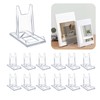 BoundlesEcho 12 Pack Clear Acrylic Adjustable Desktop Book Stand &