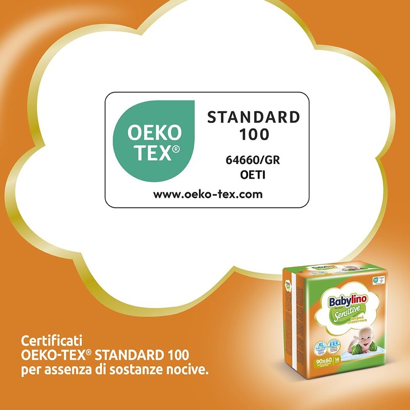 Babylino Sensitive 90 x 60 cm Extra Absorbent Pack of