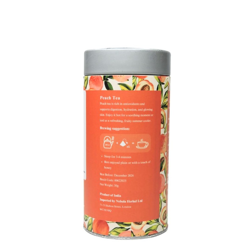Premium Peach Black Tea – Eco-Friendly Gift Box | Flavour:
