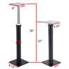 YMSZGBZG 2 Pack Adjustable Floor Jack,Mini Screw Jack,Telescoping Jack for