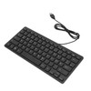 Keyboard 78 Key Mute Ultra Thin Wired Mini USB Interface