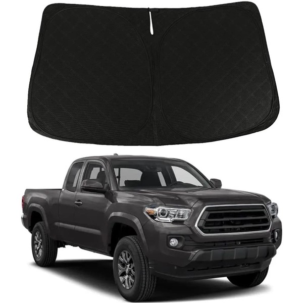 D-Lumina Windshield Sun Shade Compatible with Toyota Tacoma 2016 2017