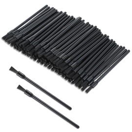 HJZHII 100 PCS Lip Brushes Disposable, Nail Polish Brushes Eyebrow Brush Lip Wand Lips Applicators Lips Gloss Wands Multifunctional Makeup Brush for Women