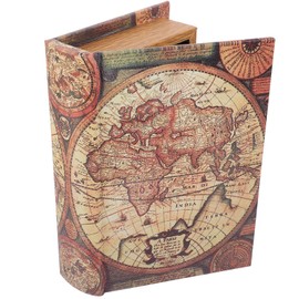 Alipis Fake Book Box Retro Decorative Book Shaped Storage Organizer Trinket Box for Jewelry Keepsakes Vintage Bookshelf Prop Home Office Shelf Decoration S